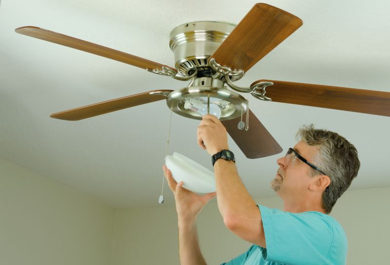 Ceiling Fan Installation in Fall